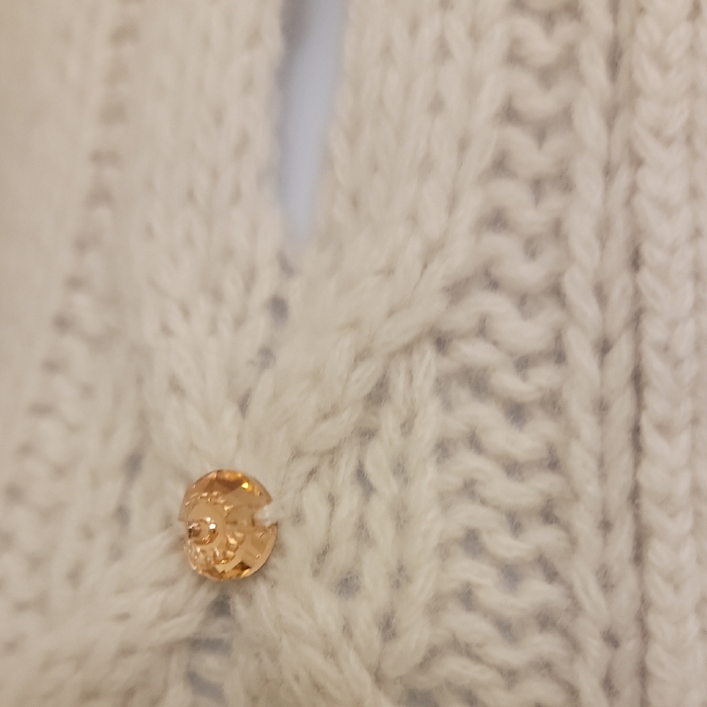 Zadig & Voltaire Beige Knit Cardigan Sweater - Picture 8 of 10